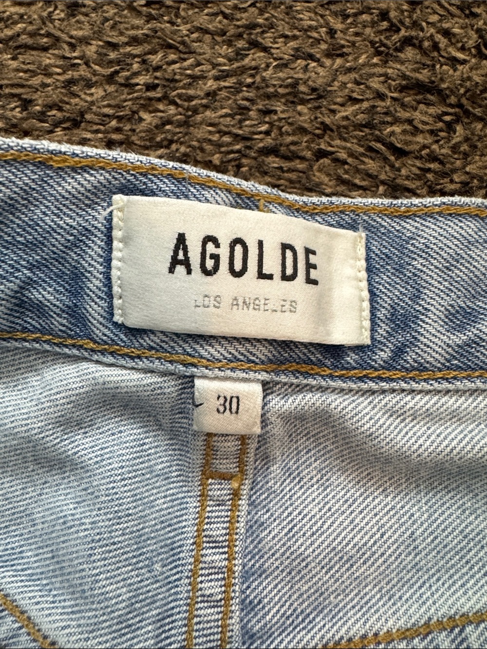 Agolde Riley Crop - Picture 2 of 3